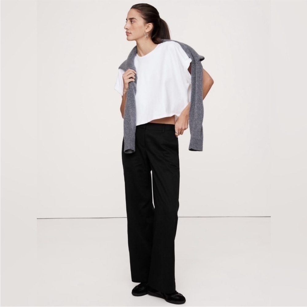 NEW! Banana Republic Black The Everyday Wide Leg Pant - #713473 🩷